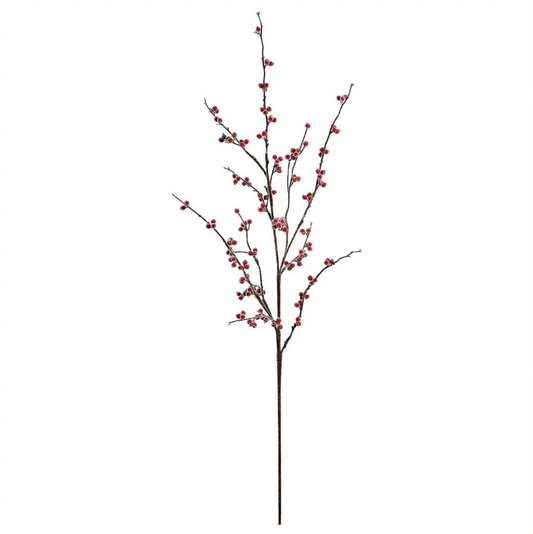48" Iced Berry Spray Red