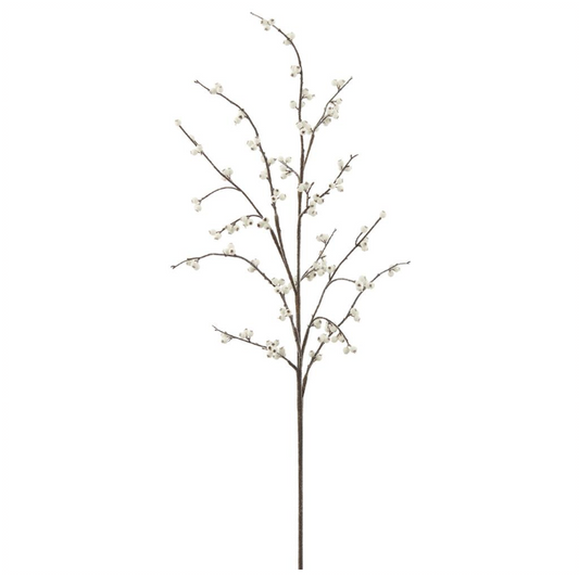 48" Iced Berry Spray White