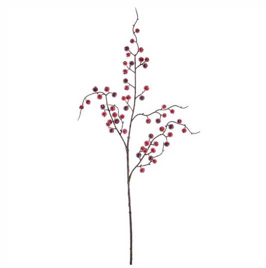 29" Berry Hanging Spray Red