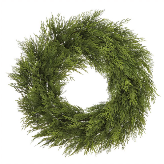 44" Ultimate Deluxe Mixed Cedar Wreath