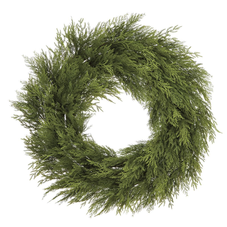 44" Ultimate Deluxe Mixed Cedar Wreath