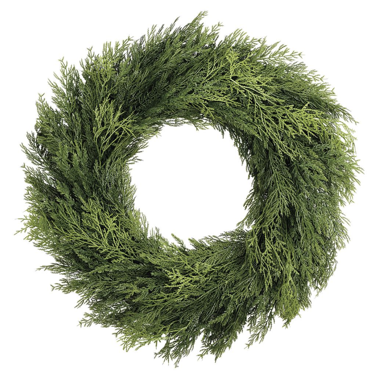 30" Ultra Deluxe Mixed Cedar Wreath