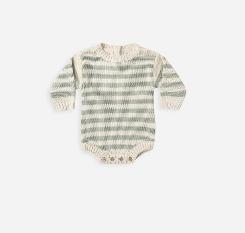 Rex Romper | Fern Stripe