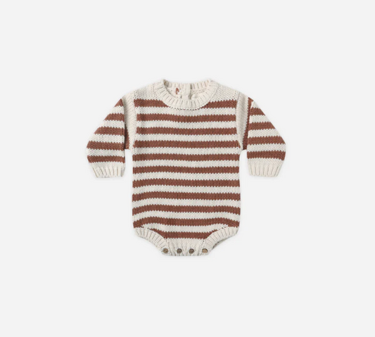 Rex Romper | Cedar Stripe