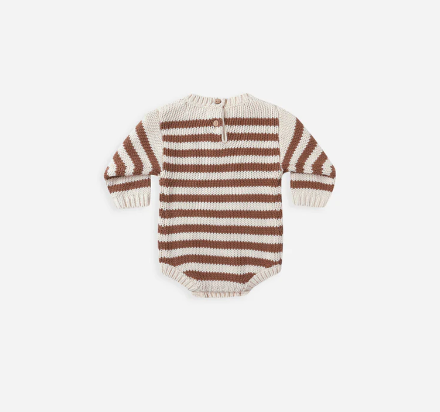 Rex Romper | Cedar Stripe