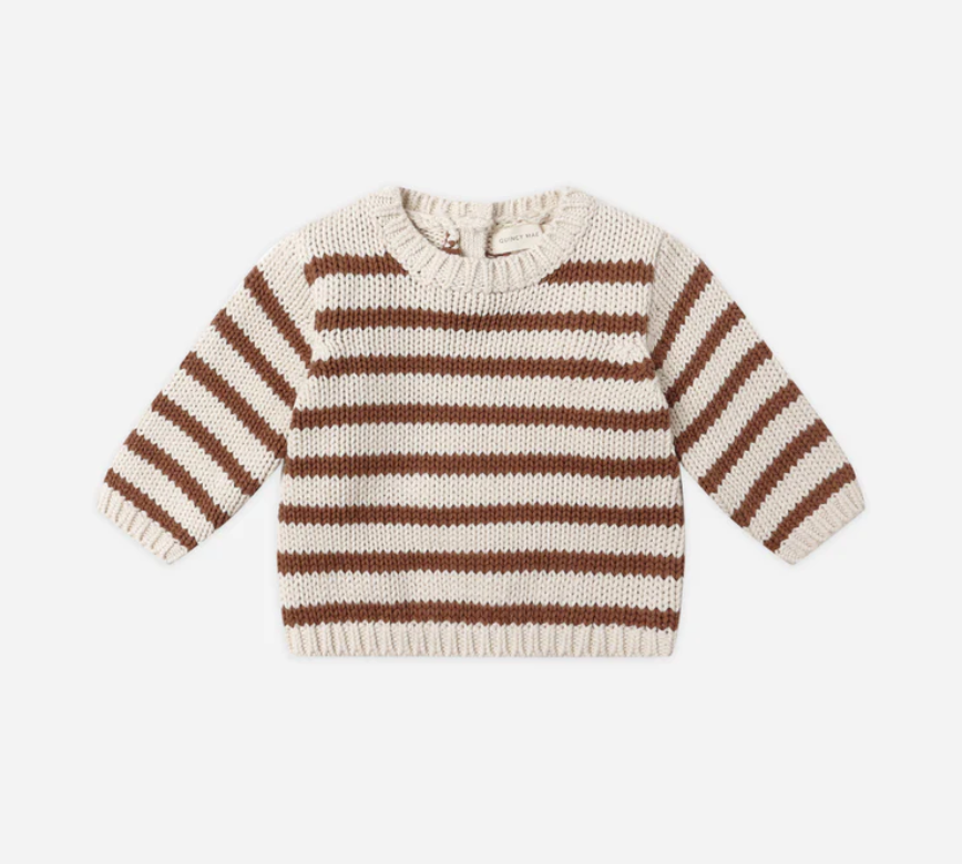 Rex Sweater | Cedar Stripe