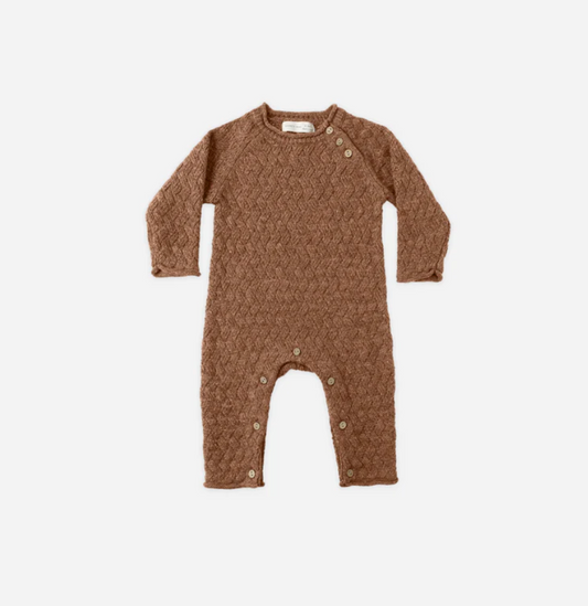 Cozy Heather Knit Jumpsuit | Cedar