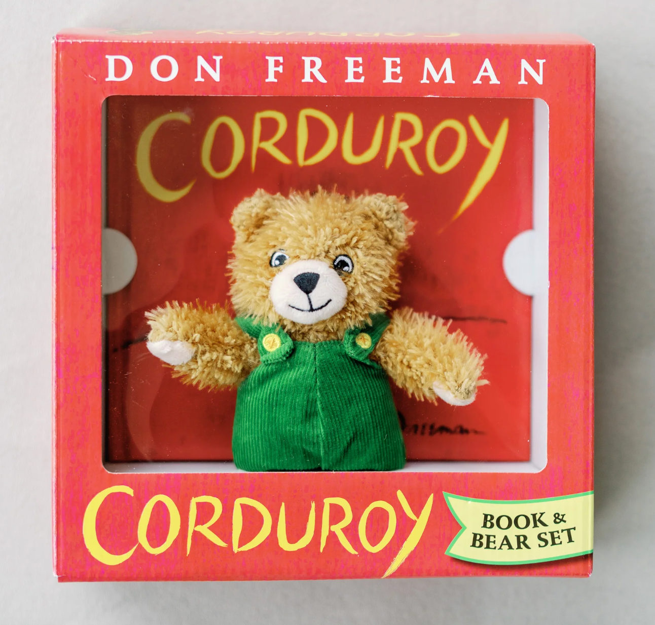 Corduroy Book & Bear Set