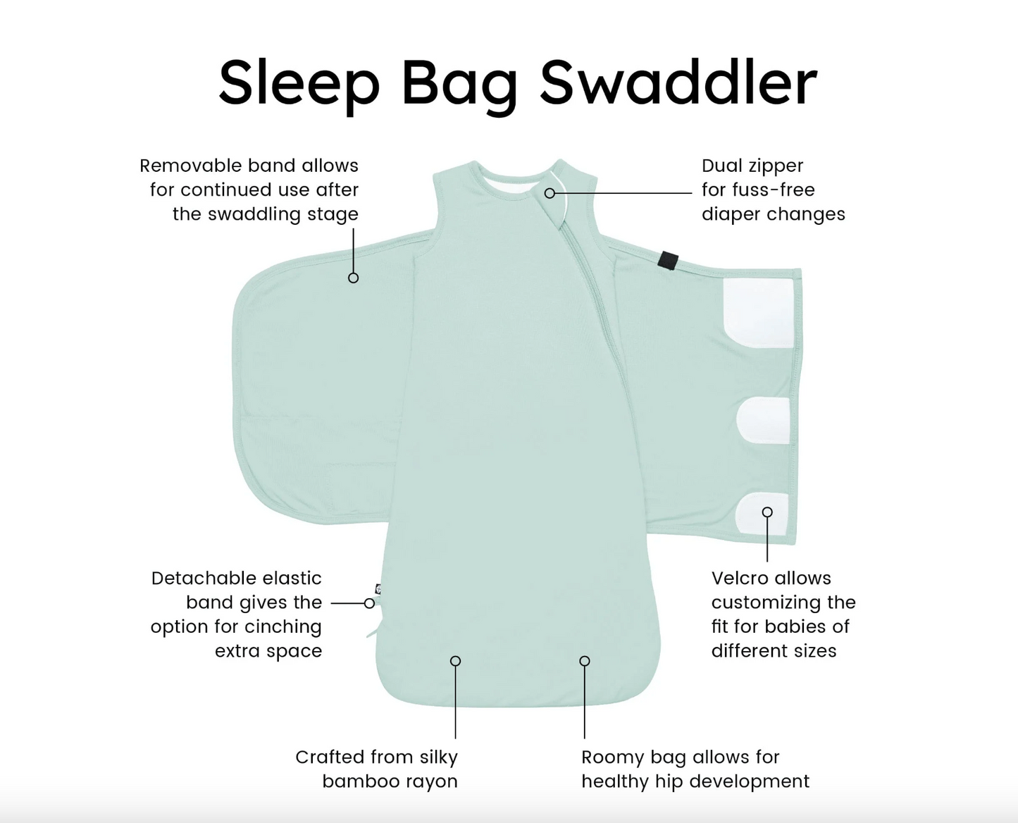 Sleep Bag Swaddler | Sage