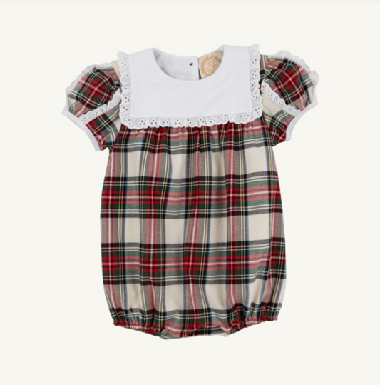 Bea Louise Bubble | Charlie Place Plaid/Worth Ave White