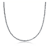 17” Choker Faceted Hematite 2mm Bead