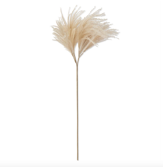 40" Cream Pampas Grass Spray