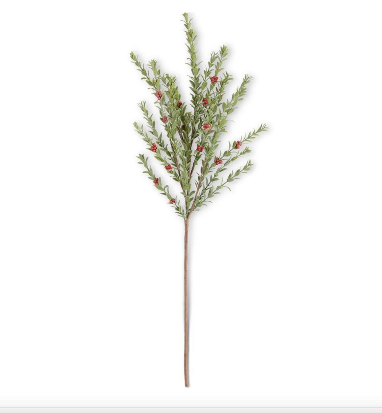 33" Real Touch Myrtle Branch with Red Berries