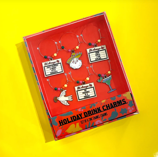 El Arroyo Holiday Drink Charms | Set of 6