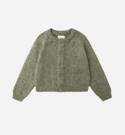 Fuzzy Cardigan | Evergreen