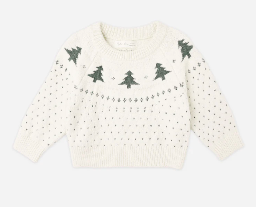 Fair Isle Sweater |  Trees