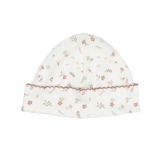 Organic Cotton Beanie | Faith Floral Print