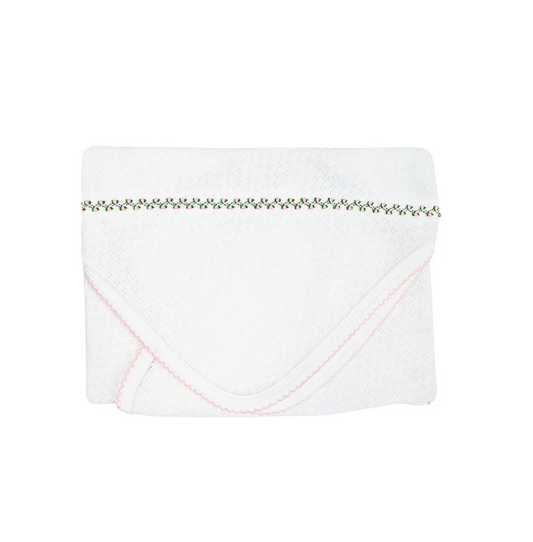 Ruth Receiving Blanket | Pink