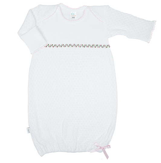 Ruth Overlap Shoulder Gown | Pink