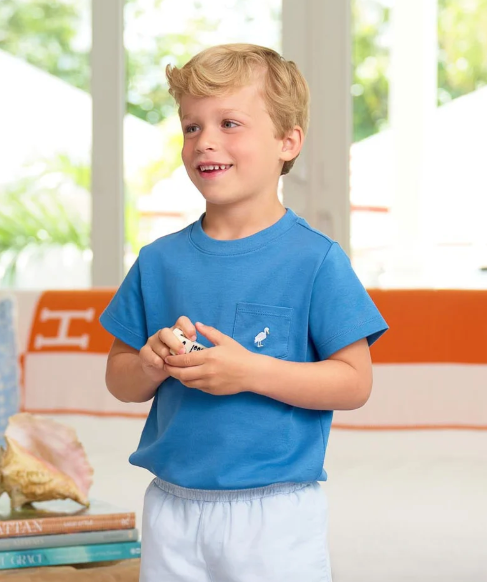 Carter Crewneck | Wood Boat Blue