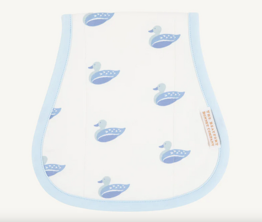 Oopsie Daisy Burp Cloth | Merrimack Quack Quacks/Buckhead Blue