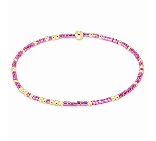 Hope Unwritten Bracelet | Pink Metallic