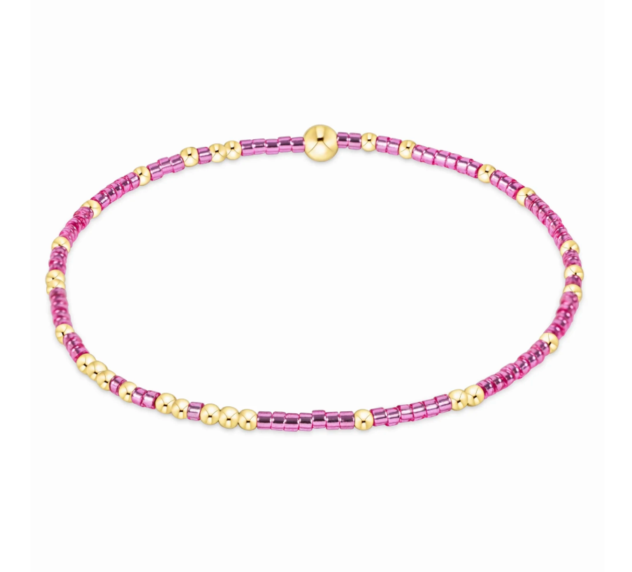 Hope Unwritten Bracelet | Pink Metallic