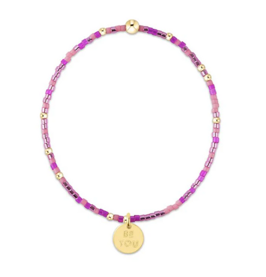 egirl Hope Unwritten Bracelet | Back to the Fuschia - Be You | Small Gold Disc