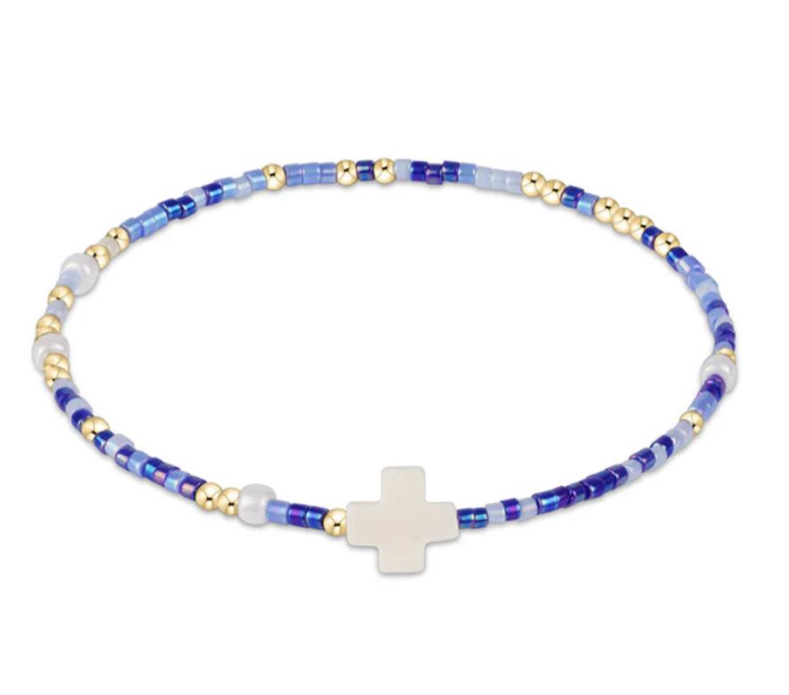 egirl Hope Unwritten Signature Cross Bracelet | Is a Smurf’s Butt Blue?