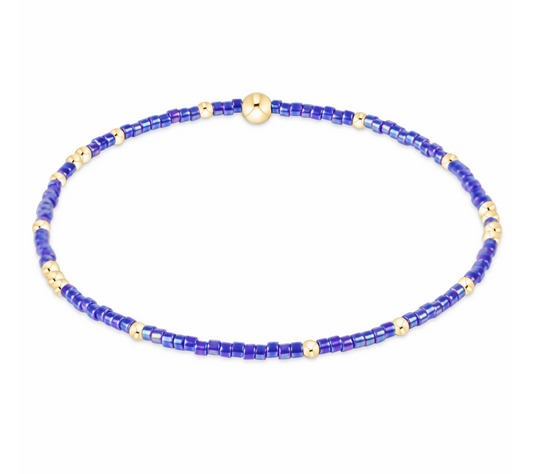 Hope Unwritten Bracelet | Blue Metallic