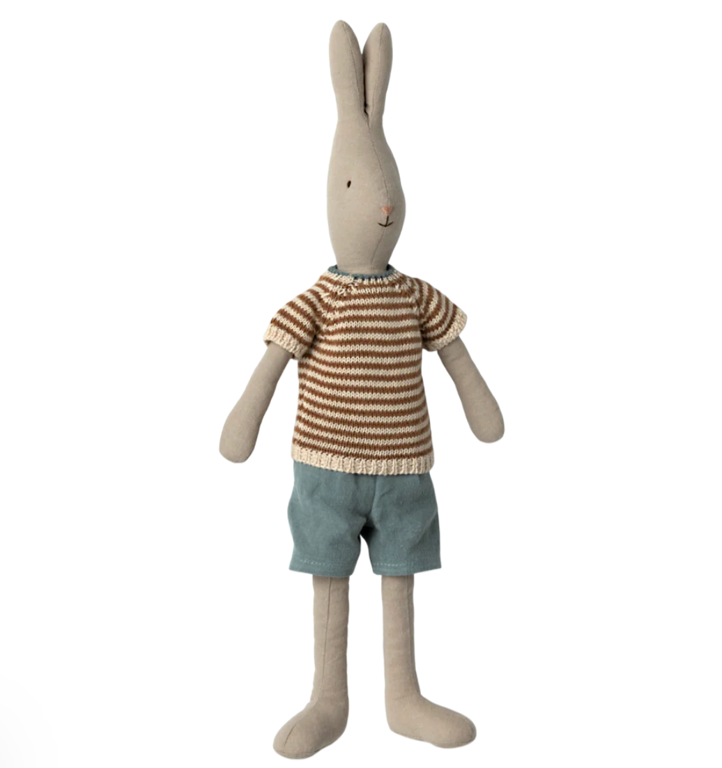 Rabbit | Size 3 | Classic | Knitted Shirt and Shorts