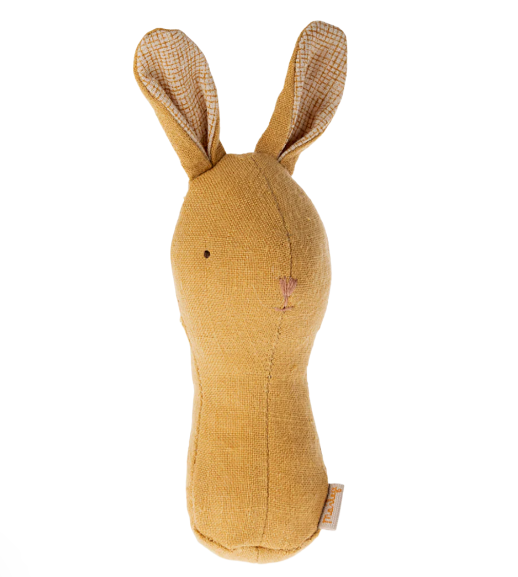 Lullaby Friends | Bunny Rattle | Dusty yellow