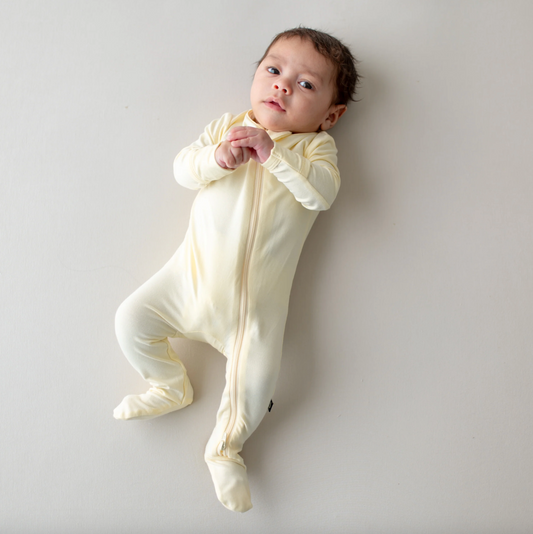 Zippered Romper | Chamomile