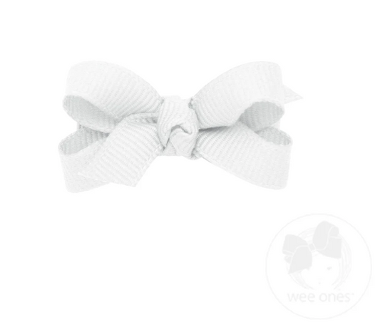 Baby Grosgrain Basic Bow with Knot Wrap