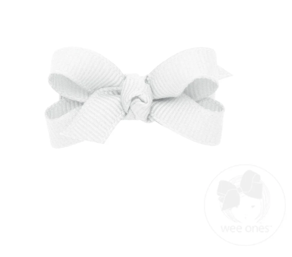 Baby Grosgrain Basic Bow with Knot Wrap