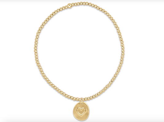 Extends Classic Gold 2mm Bracelet | Inspire Love Small Gold Disc