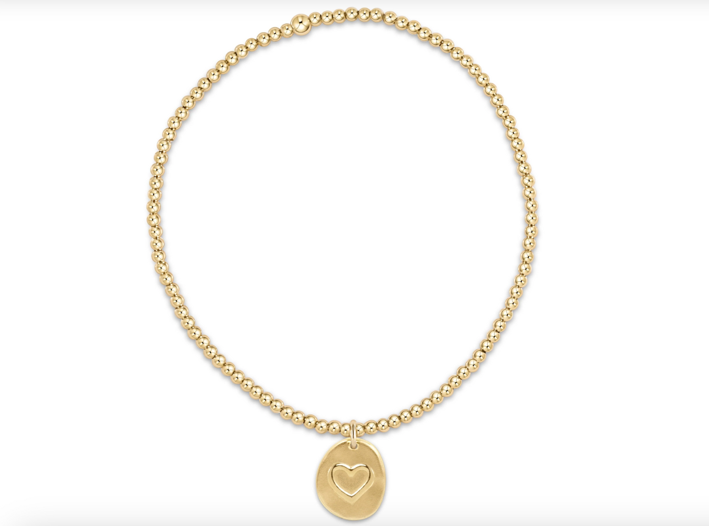 Extends Classic Gold 2mm Bracelet | Inspire Love Small Gold Disc