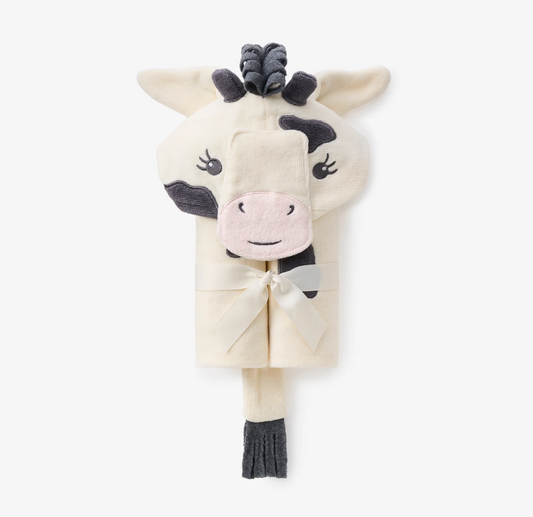 Cow Hooded Bath Wrap | Baby Bath Towel
