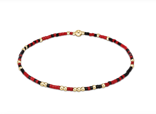 Gameday Hope Unwritten Bracelet | Red & Black