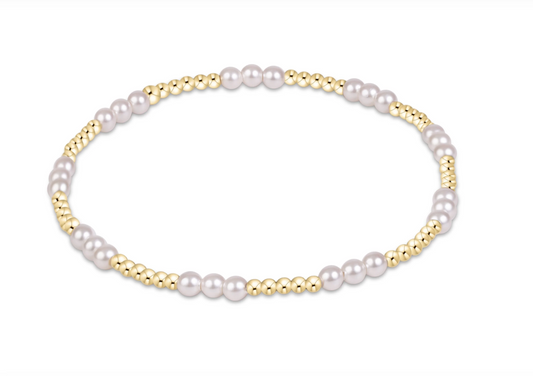 Joy Pearl 3mm Bead Bracelet