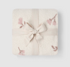 CozyChic Heirloom Floral Stroller Blanket | Dusty Rose