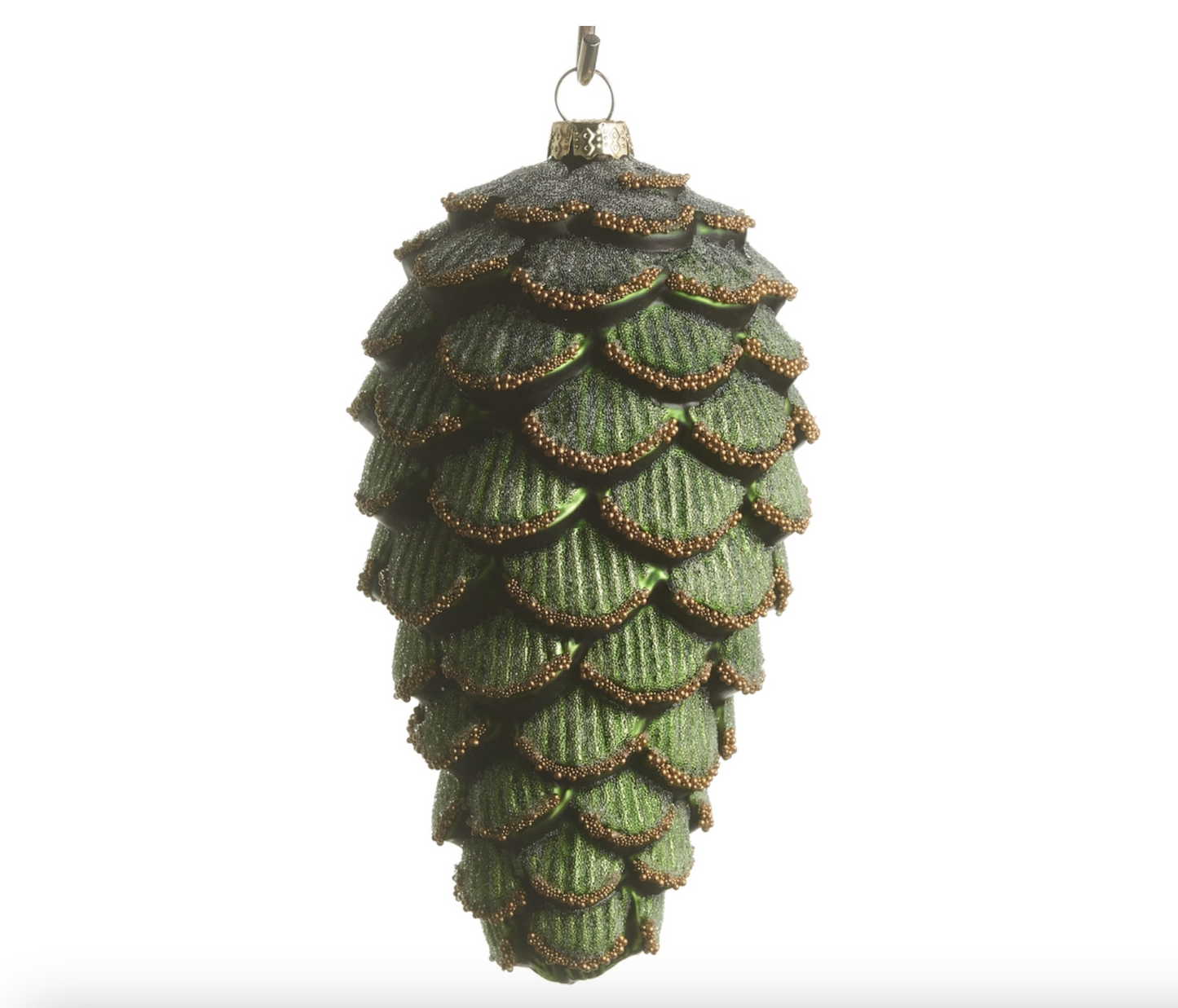 Green Pinecone Ornament
