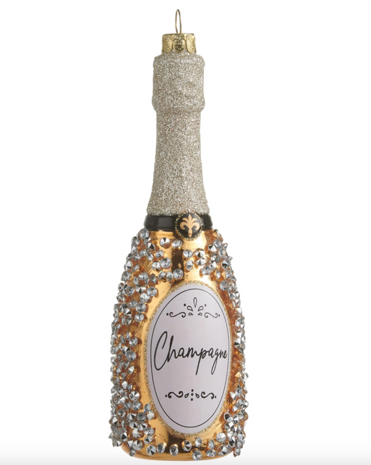Champagne Bottle Ornament