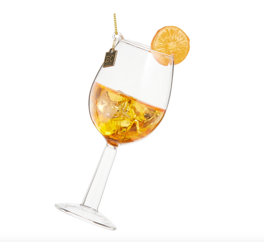Spritz Cocktail Ornament