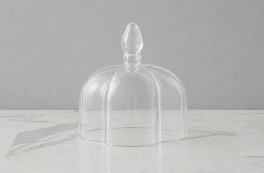 Glass Quatrefoil Dome