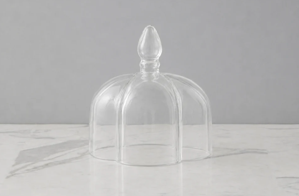 Glass Quatrefoil Dome