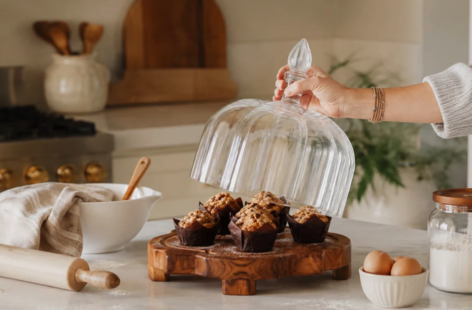 Glass Quatrefoil Dome