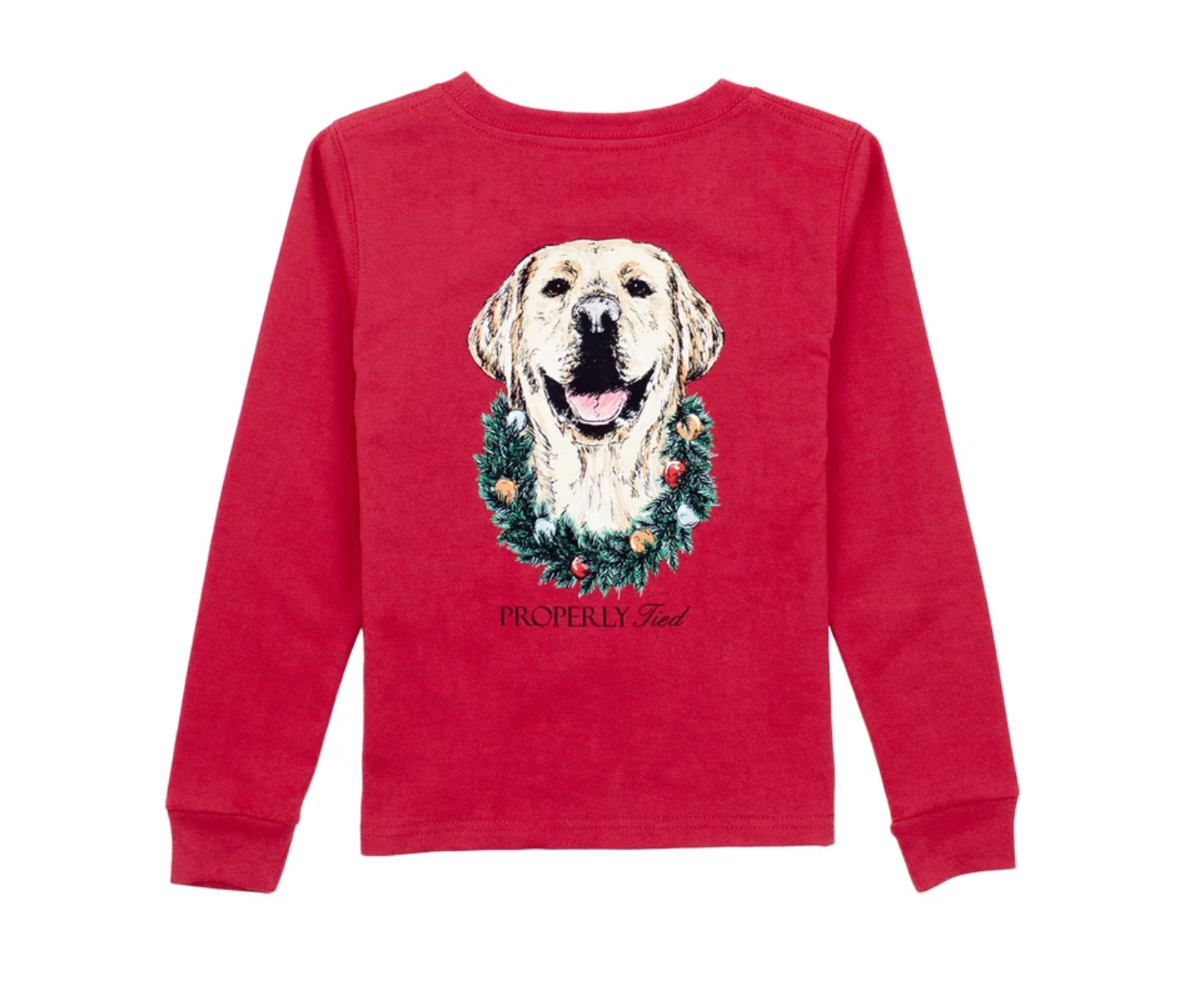 Deck The Paws Long Sleeve | Cabernet