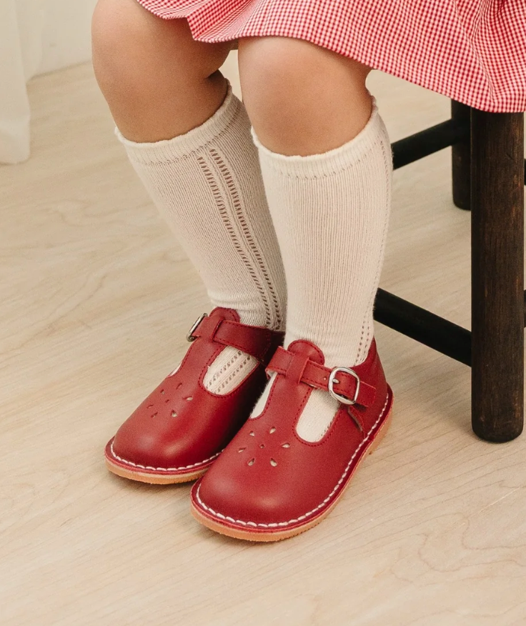 Joy T-Strap Mary Jane | Red