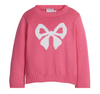 Intarsia Sweater | Hot Pink Bow